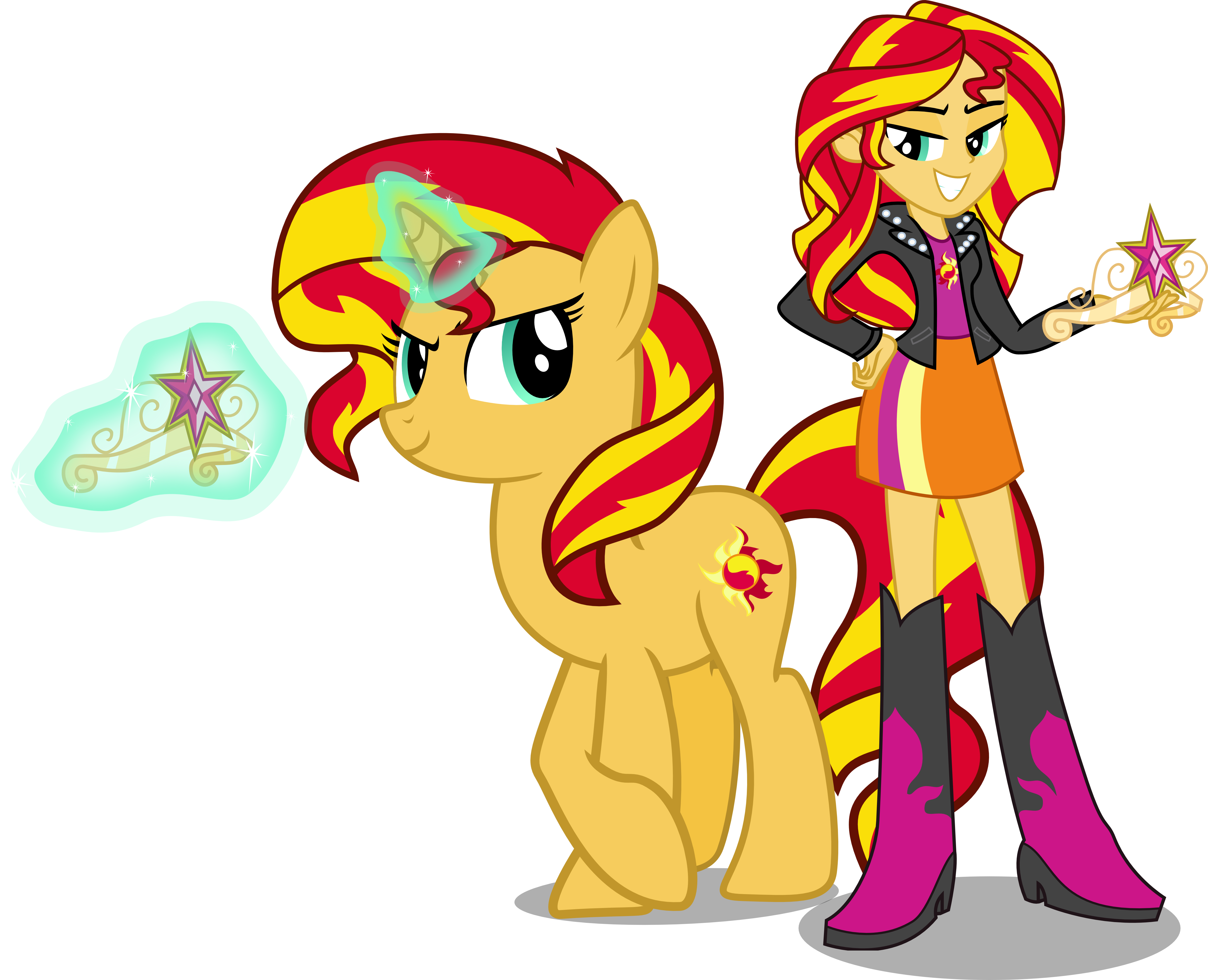 Sunset Shimmer And Sunset Shimmer