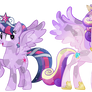 Crystal Princess Twilight and Princess Cadence