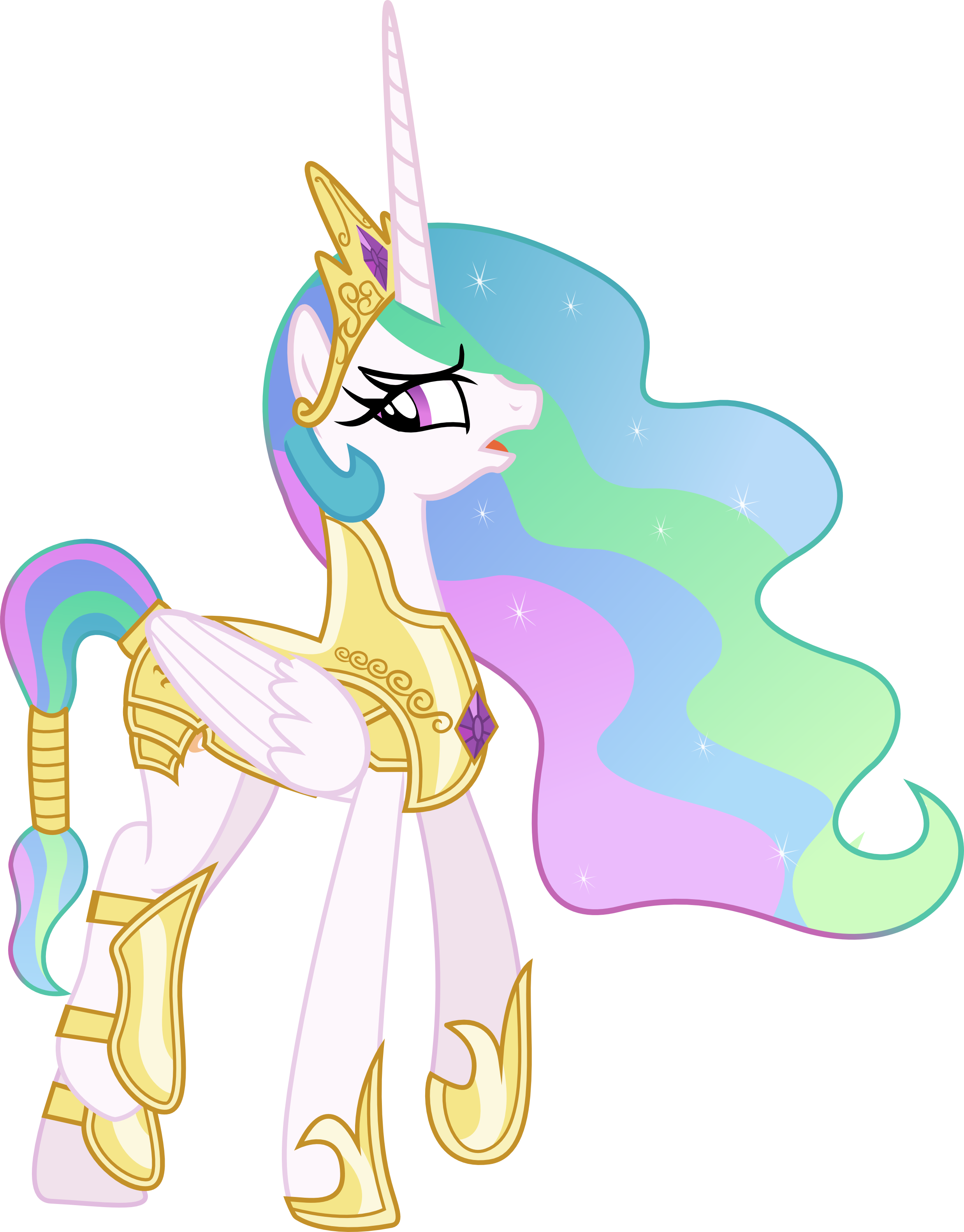 Princess Celestia going to war