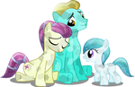 Crystal pony family