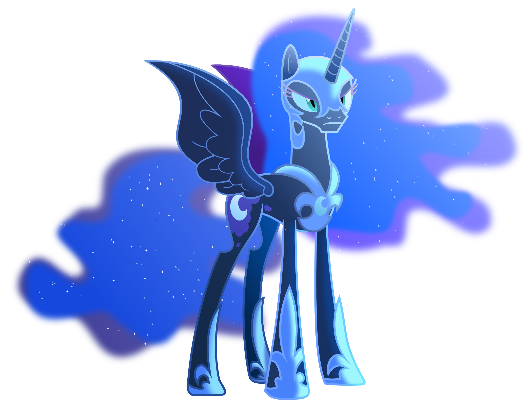 Nightmare moon in the moonlight