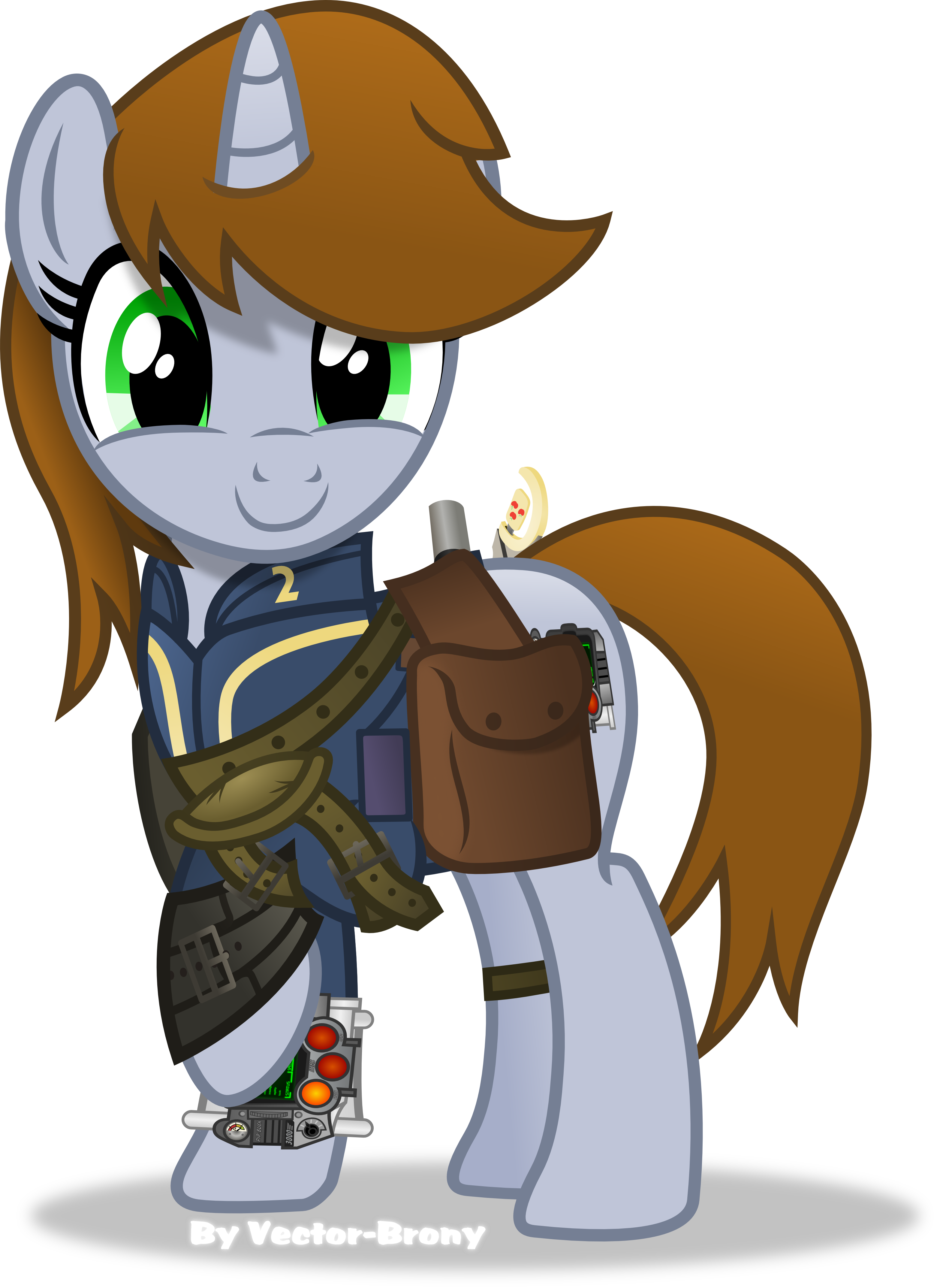 Littlepip happy