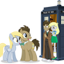 Doctor Whooves and Derpy meet the Doctor and Derpy