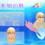 Aquamarine Sana Hoshimiya (Michi No Shima Oc). 