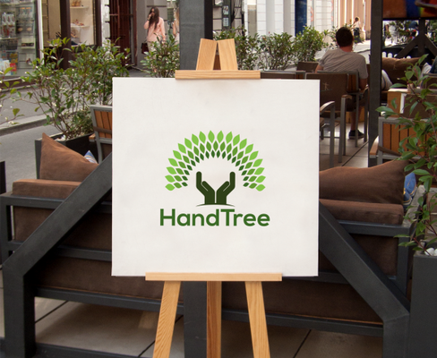 HandTree Logo Template