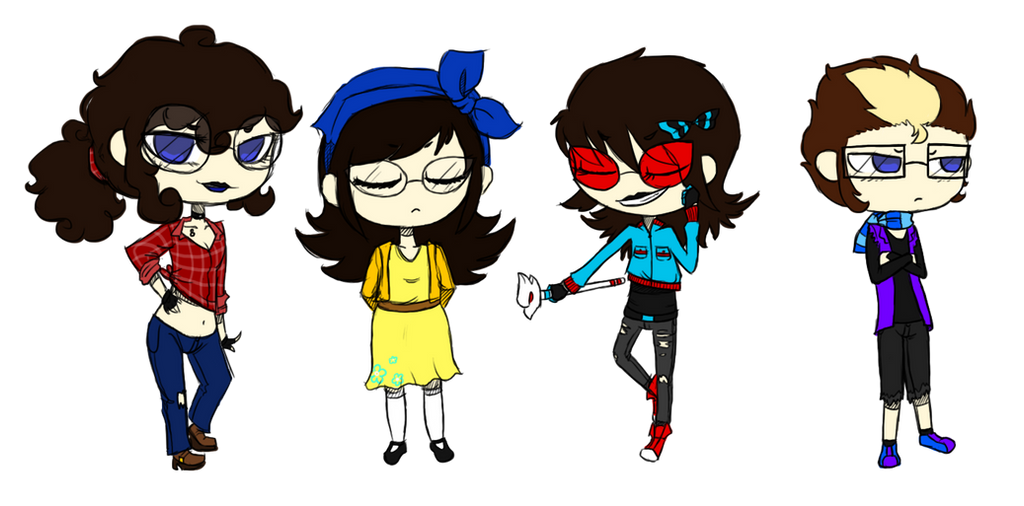 vriska, aranea, terezi, eridan