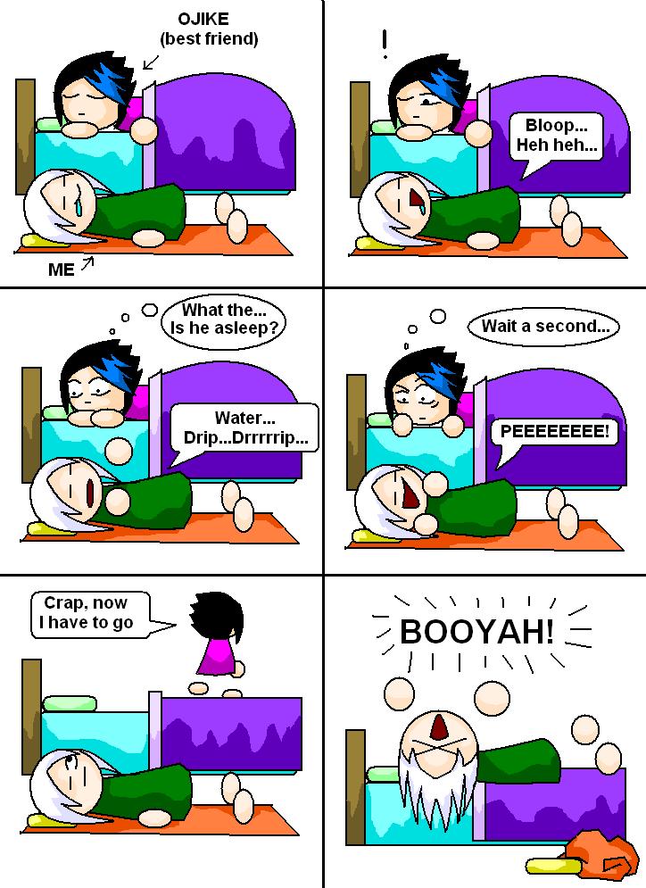 Sleepover Joke Comic