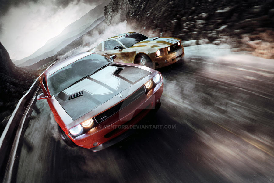 Two Monsters - NFS Fan Art by ventorr on DeviantArt