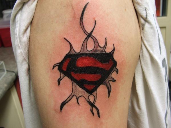 Superman Tattoo by DJZFreaKs on DeviantArt Superman Tattoo by DJZFreaKs on DeviantArt