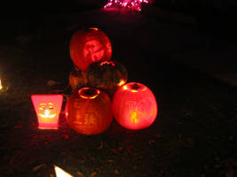 Nighttime pumpkins