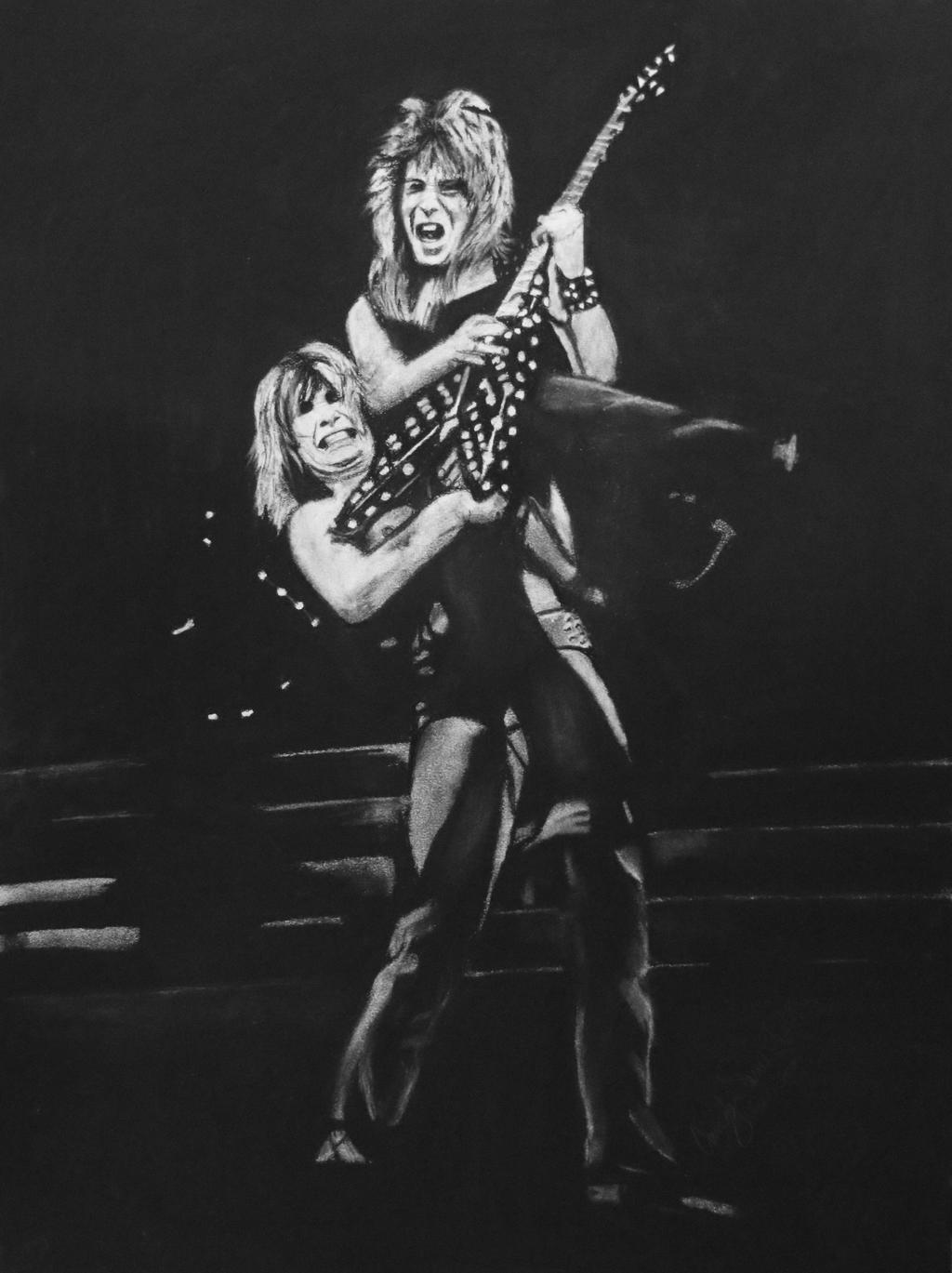 Ozzy Randy Rhyodes Ozzy and Randy Rhoads by candysamuels on DeviantArt