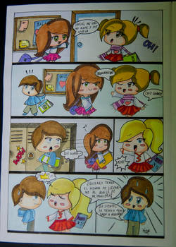 page 1 scholl comic - homework