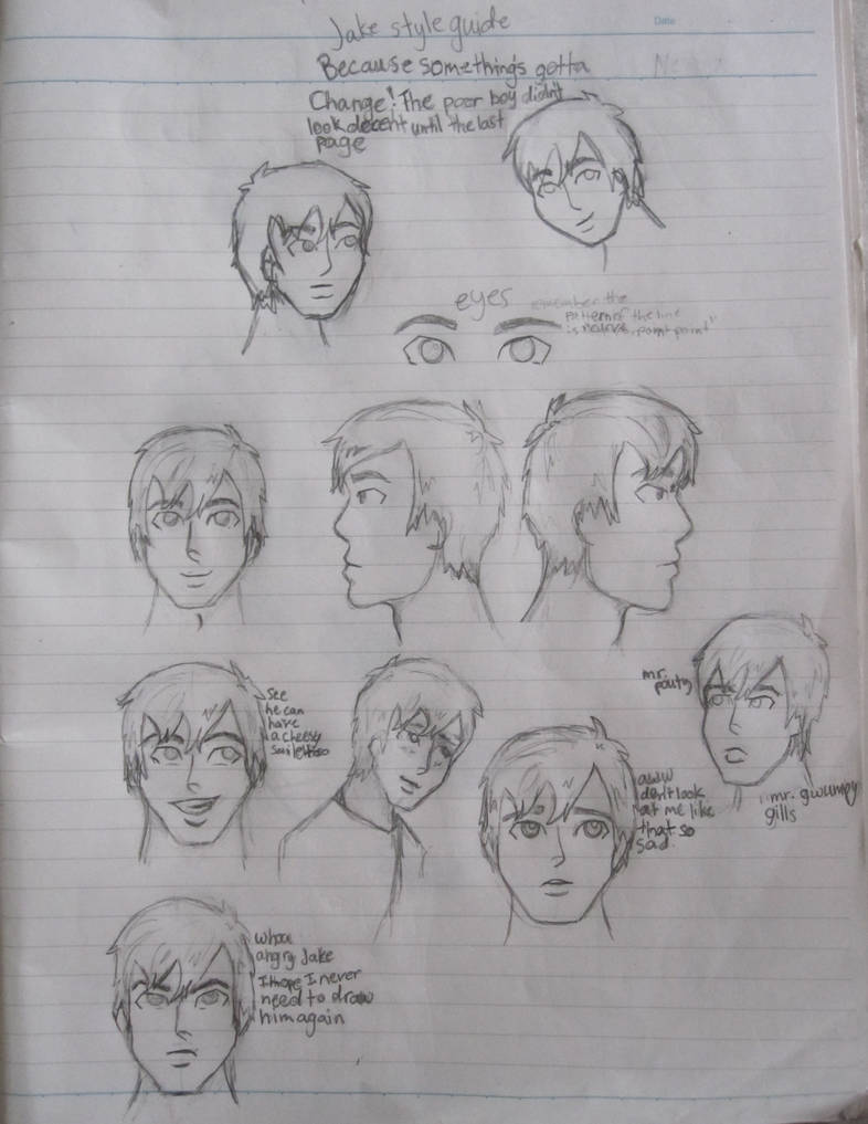 New Jake style guide by Jessajakejimjam on DeviantArt