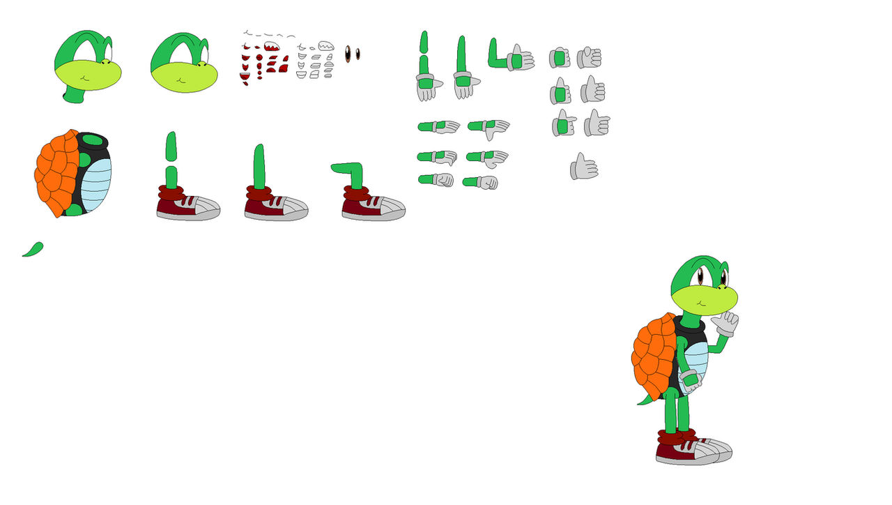 Peter the Turtle Character Builder by pikaCOOL360 on DeviantArt