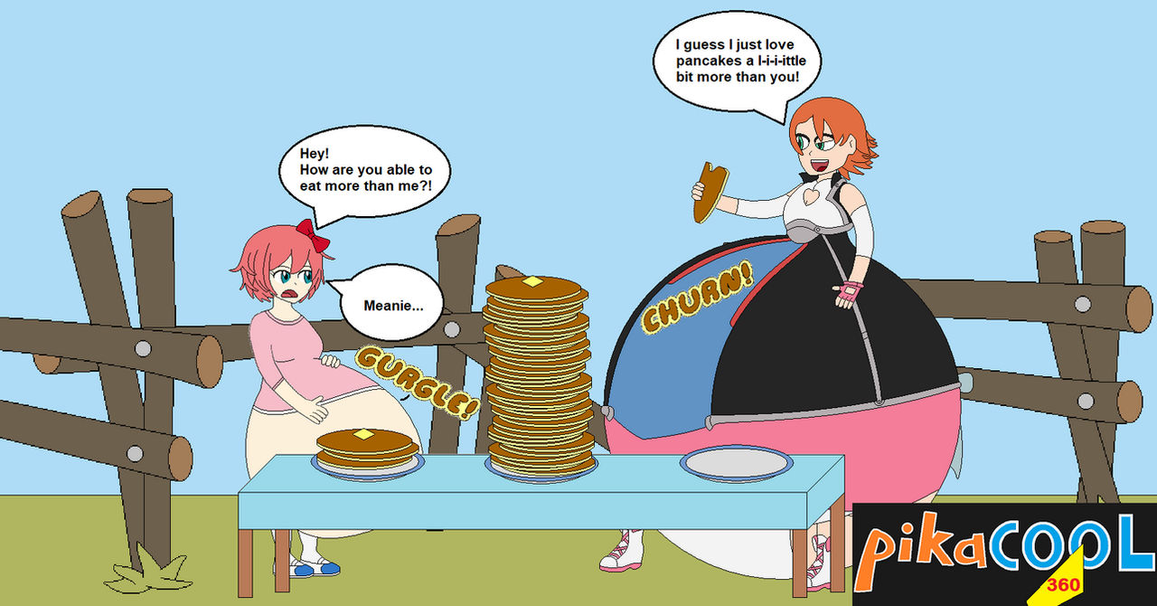 Duel between Pancake Lovers by pikaCOOL360 on DeviantArt