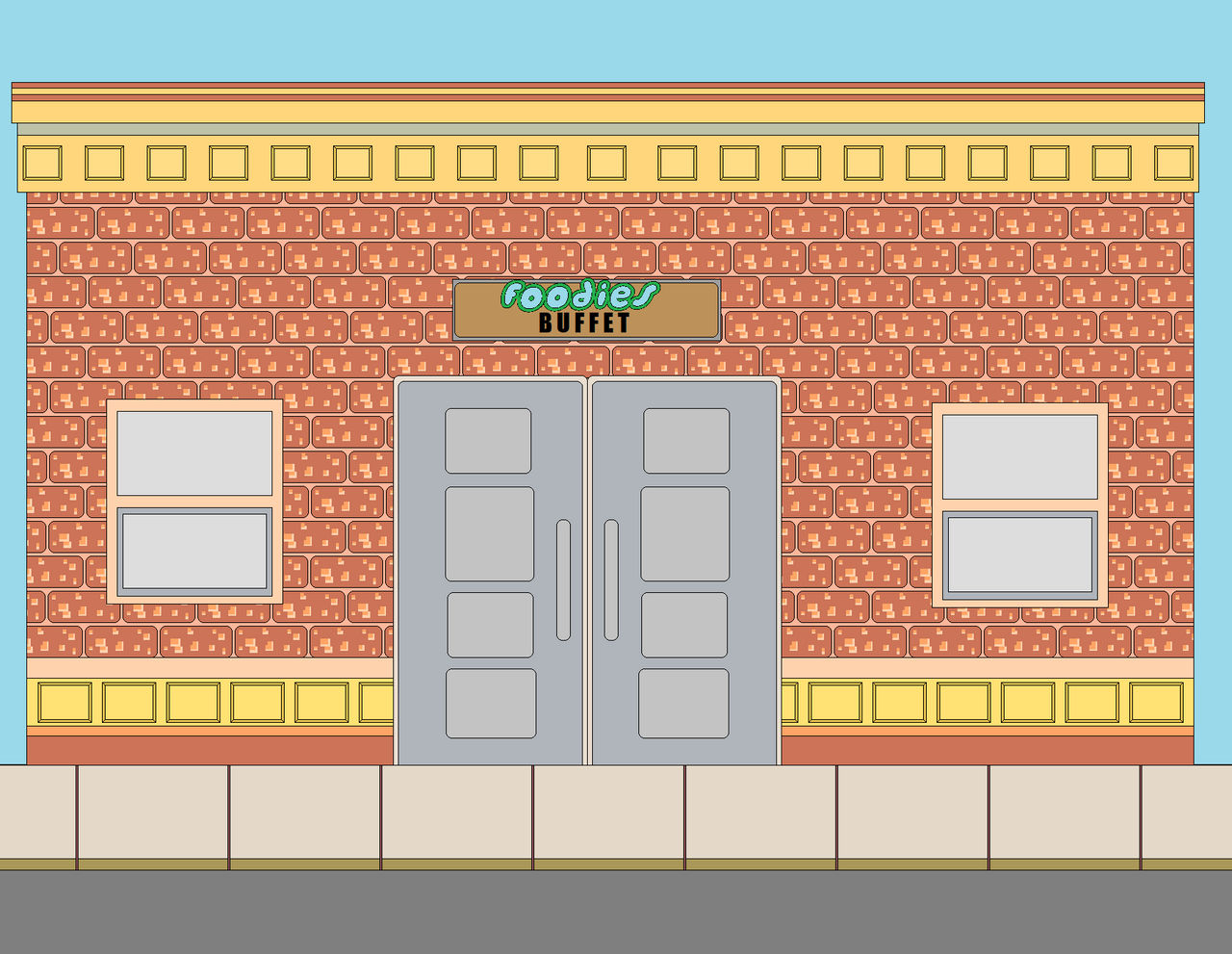 Foodies Buffet Background by pikaCOOL360 on DeviantArt