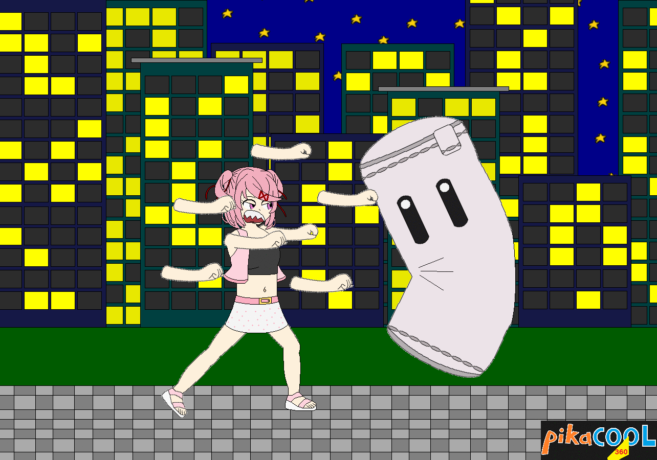 Rapid-Jab Natsuki by pikaCOOL360 on DeviantArt