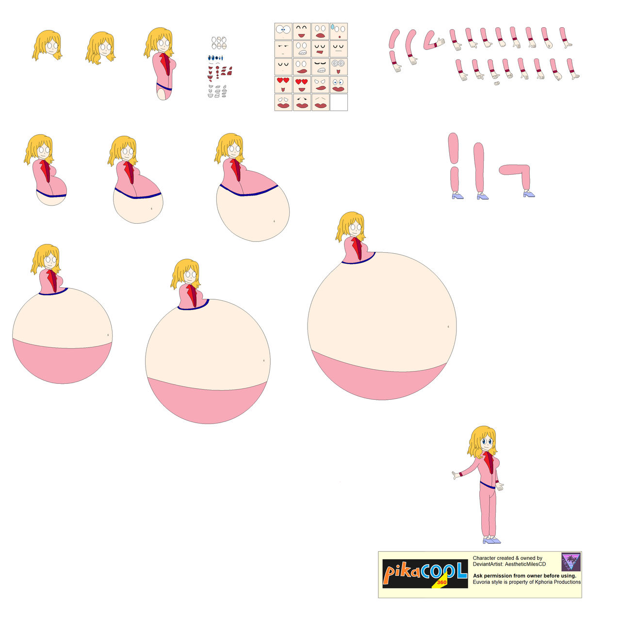 Aika Akiyama Character Builder by pikaCOOL360 on DeviantArt