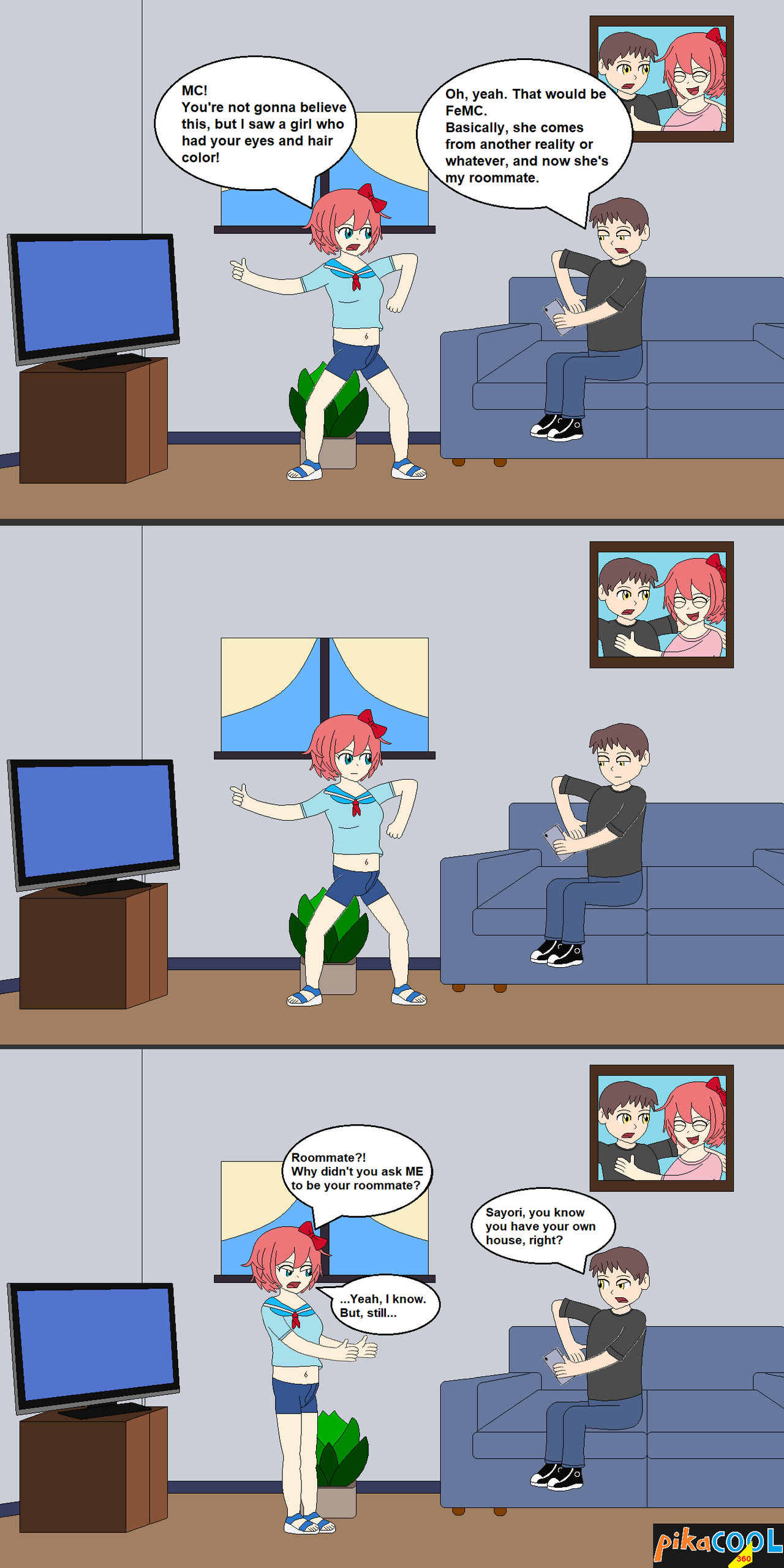 MC's Roommate by pikaCOOL360 on DeviantArt