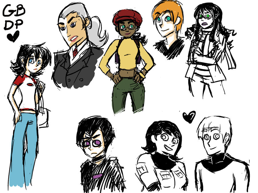 Genderbend Sketch Dump by MelancholyChamomile on DeviantArt