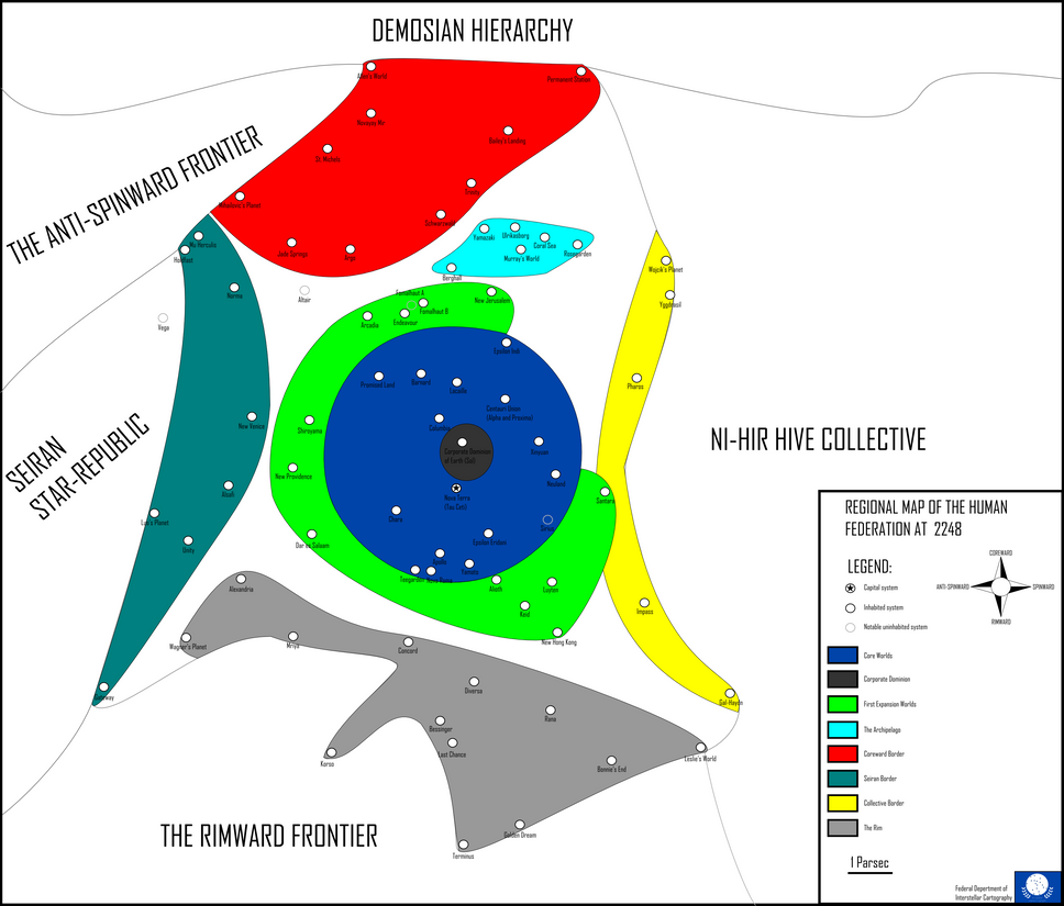 Regional Map of the Federation by Elder-Thing on DeviantArt