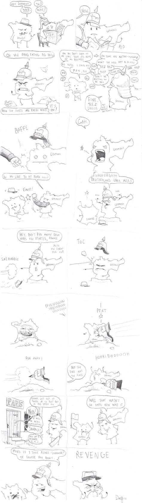 The Simple Franco-Prussian War by AngusBurgers