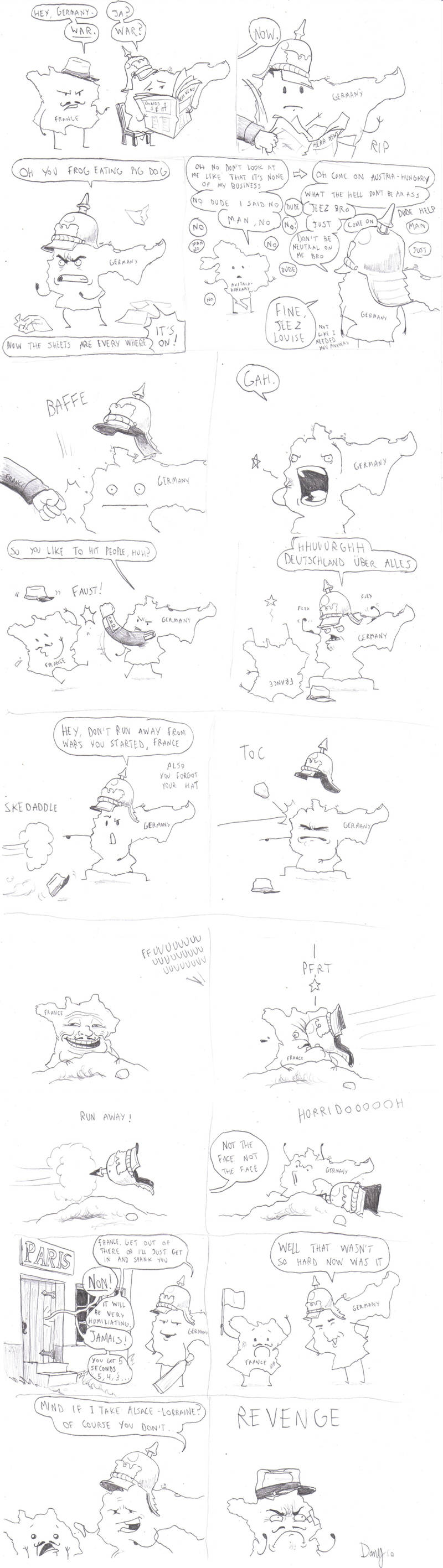 The Simple Franco-Prussian War by AngusBurgers