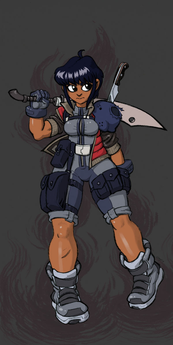 Early 90's Anime had cool fashion by AngusBurgers on DeviantArt