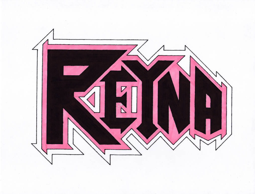 Reyna Typography name - Reyna - color 2 by rekka70 on DeviantArt