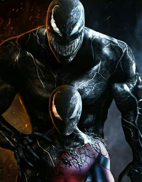 Venom And Black Symbiote Spider-Man by XENORULES on DeviantArt