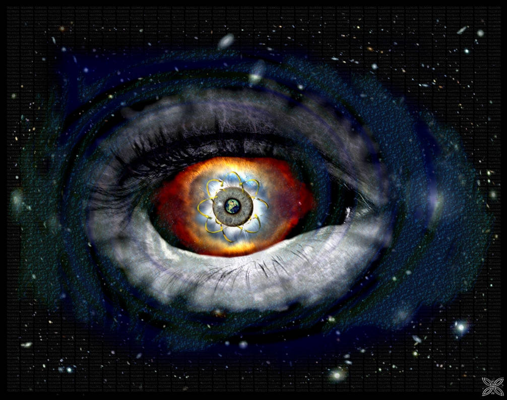 Глаз бога бот eye of god. Глаз Бога. Всевидящее око Бога. Глаз с боку. Космос в глазах.