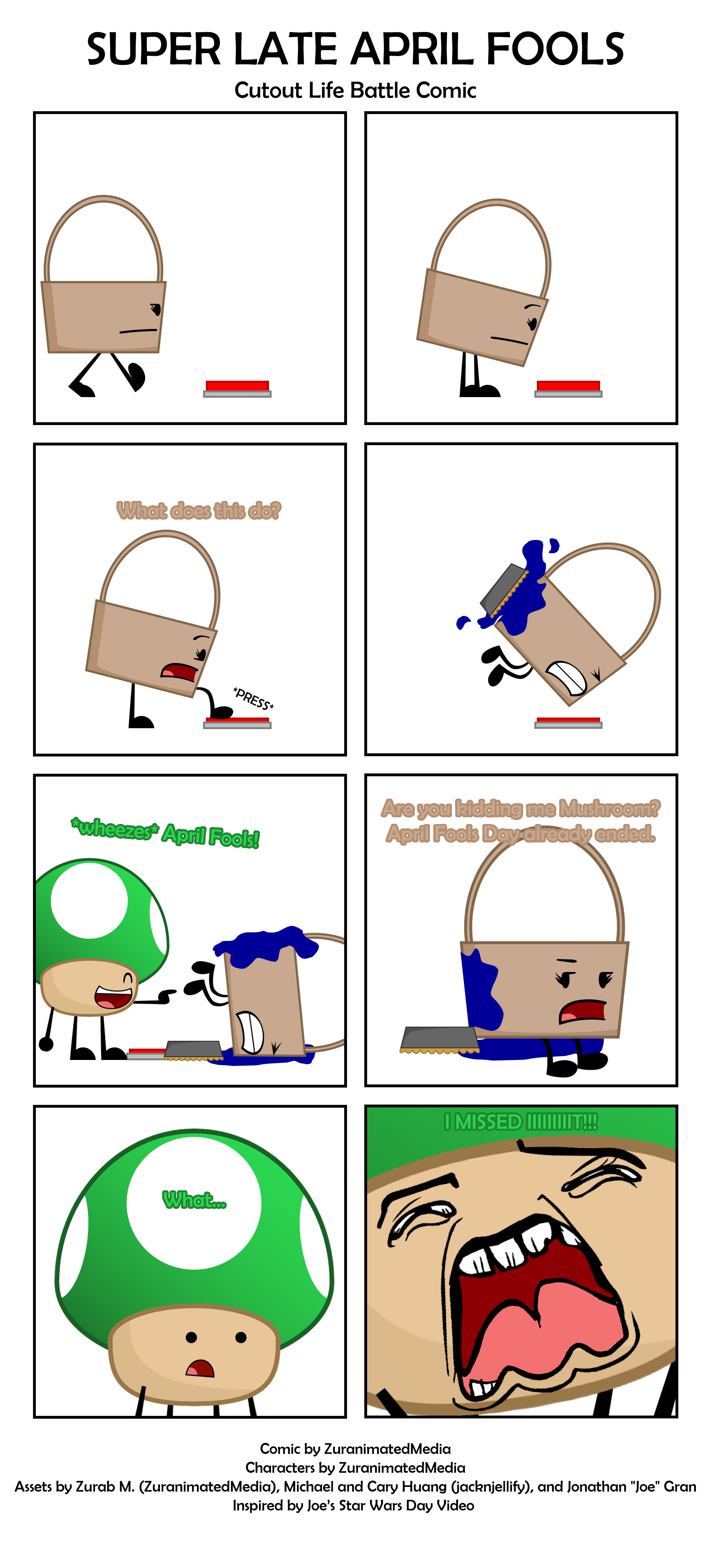 Late April Fools Super Late April Fools Day (CLB Comic) by ZuranimatedMedia on DeviantArt