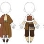 Naruto Outfit Collab Adoptables 96 {3/3 open}