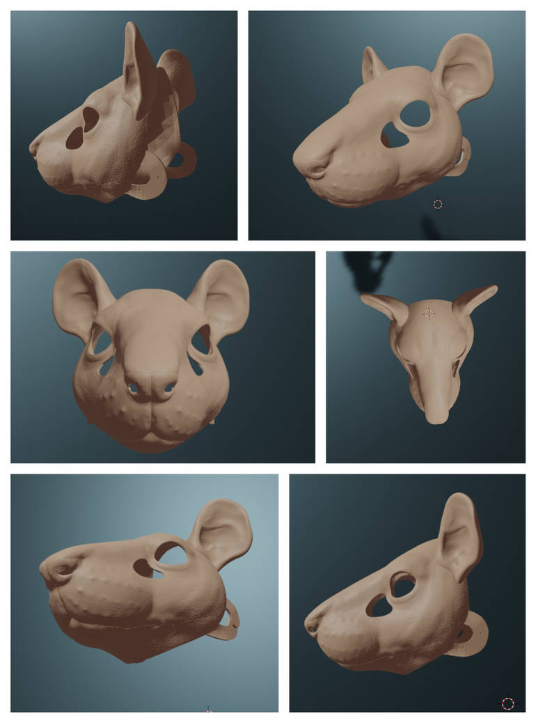 Hairless rat mask by DragonArtist15 on DeviantArt