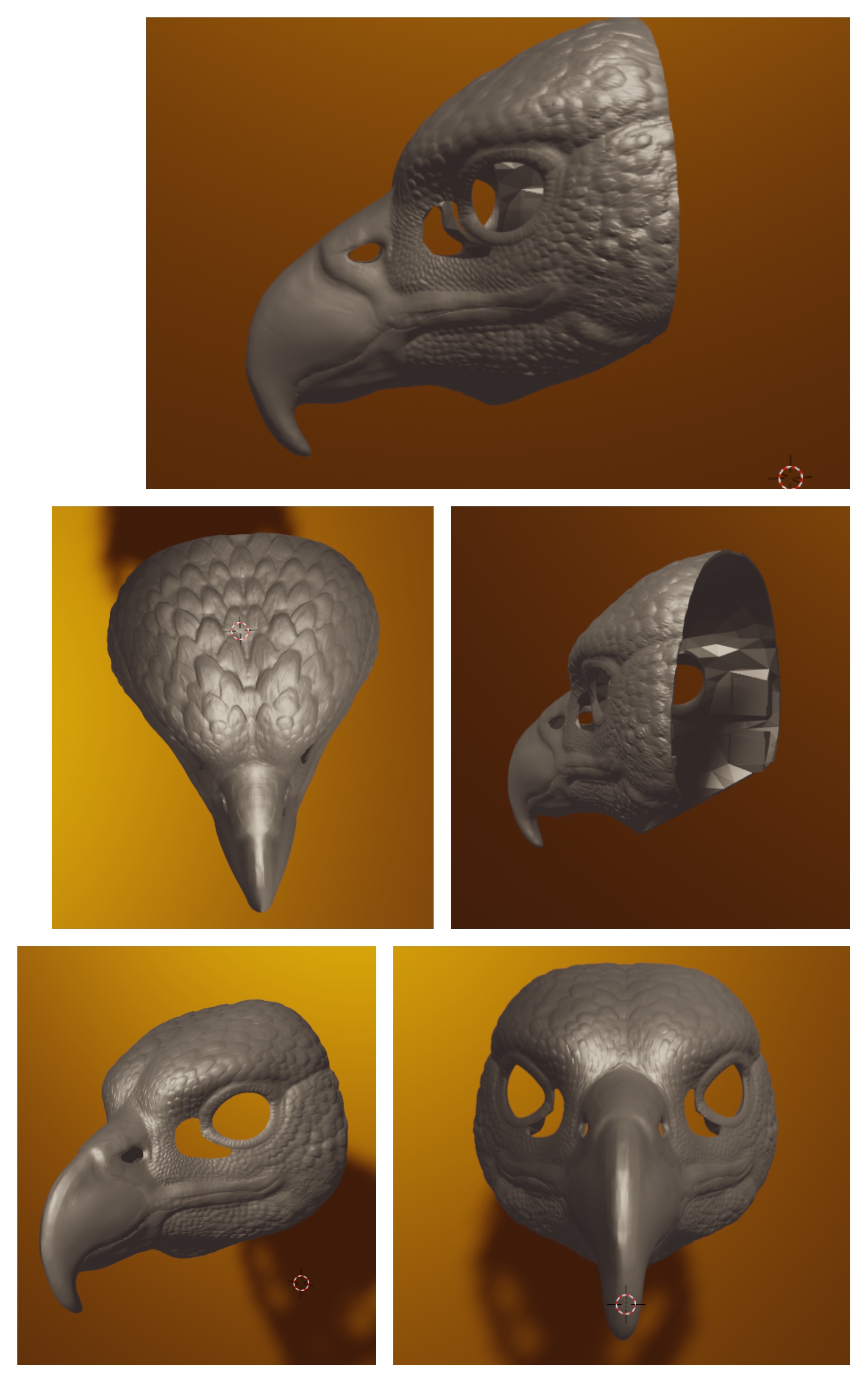 Hawk mask renders by DragonArtist15 on DeviantArt