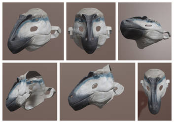 Carchardontosaurus Mask Collage
