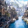 Medieval City with Central Canal