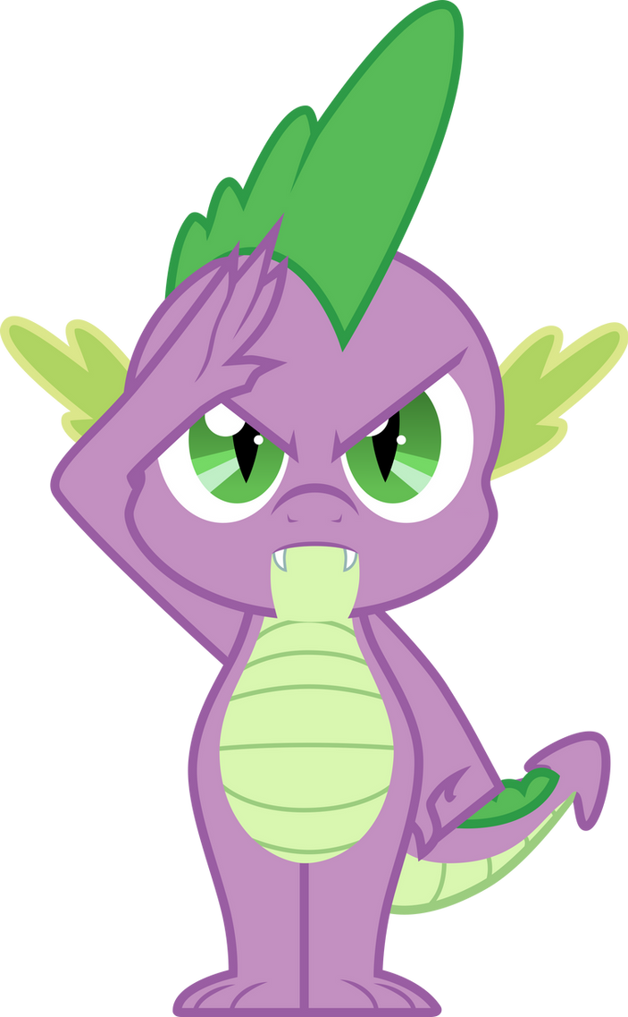 Spike Salute by Groxy-Cyber-Soul on DeviantArt