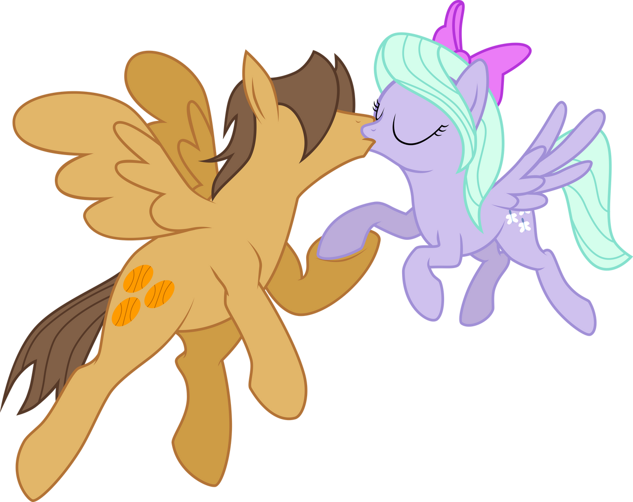 Commission: Hoops and Cloudflitter by Groxy-Cyber-Soul on DeviantArt