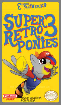 Commission: Super Retro Ponies 3 Label