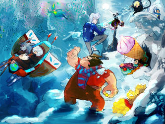 WIR and ROTG: Snowfight.