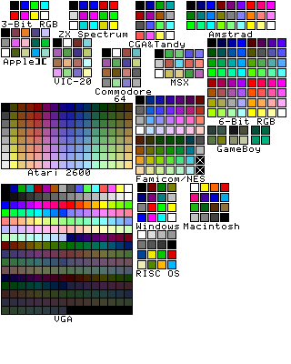15 Bit Rgb List of Color Palettes by Merlinhacker on DeviantArt