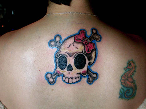 Girly Skull Tattoo