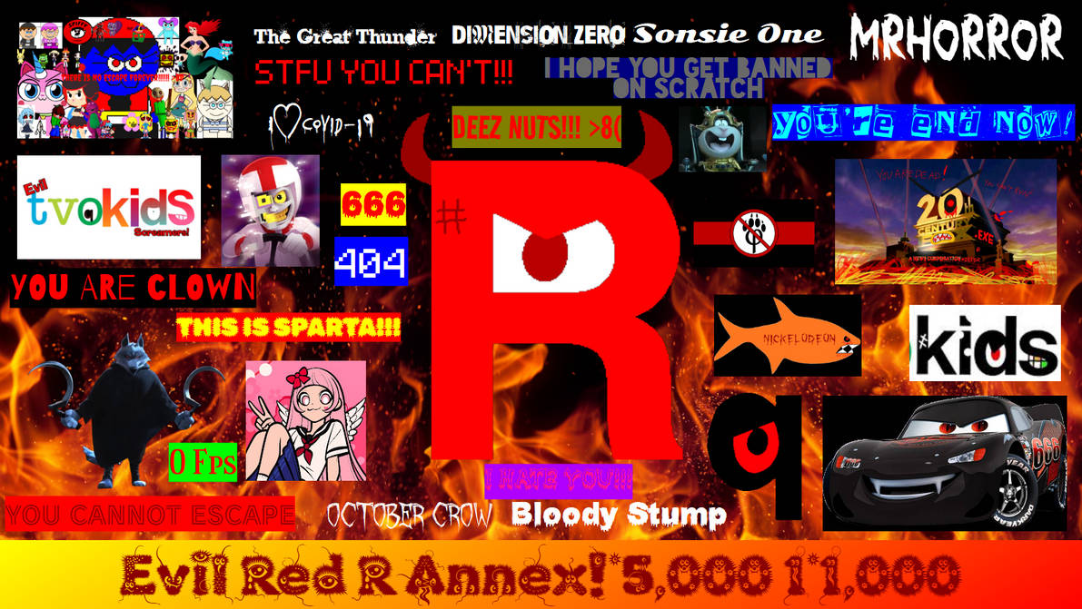 Evil Red R Evil Red R Annex by ConnerTheJSABCatTV on DeviantArt