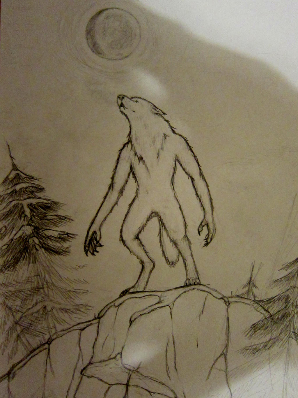 First werewolf attempt.