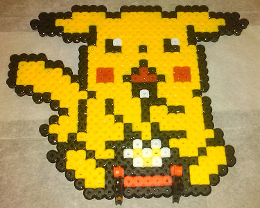 Tamagotchi Pikachu - Hama by murderdollsqueen on DeviantArt