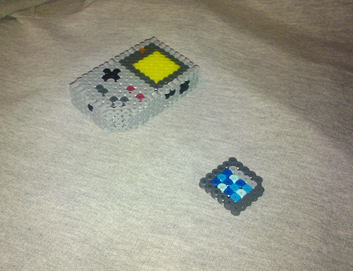 3D Mini GameBoy Perler Beads 1