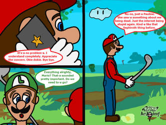 Dead Mario Golfing