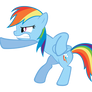 Rainbow Dash Action Pose