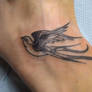 old school sparrow tattoo